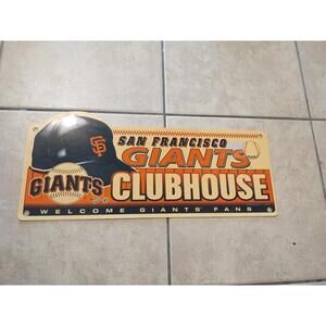 90s Vintage‎ San Francisco Giants clubhouse sign
